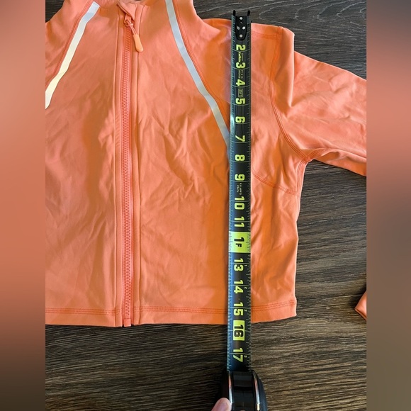 Noli Cropped Impact Jacket Orange Reflective Size Large - Picture 6 of 8